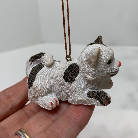Vintage ornament tabby cat - Picture 5 of 9